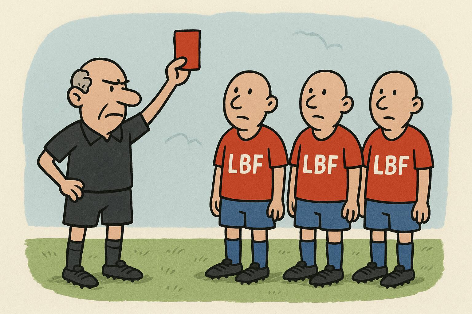 Cartão vermelho para a Liga de Baixa Grande: quando o regulamento vira enfeite de mesa